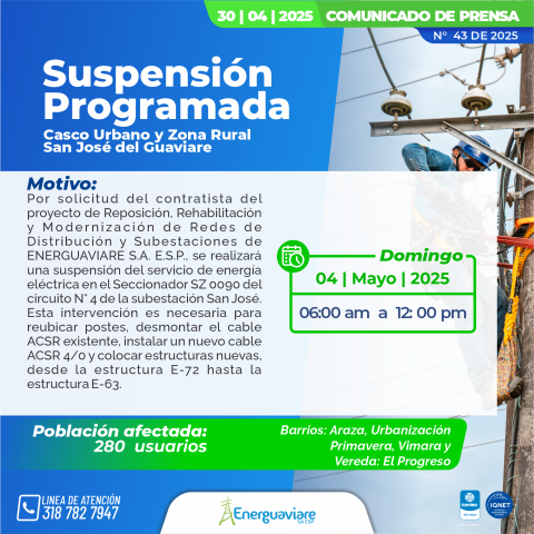 COMUNICADO 43 DE 2025