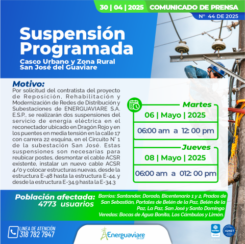 COMUNICADO 44 DE 2025