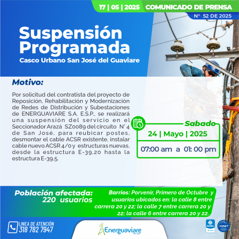 COMUNICADO 52 DE 2025