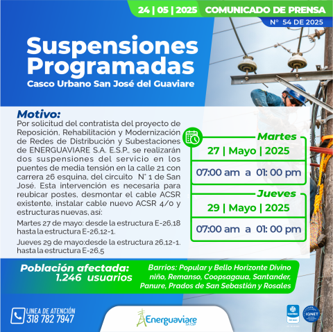 COMUNICADO 54 DE 2025