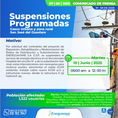 COMUNICADO 58 DE 2025