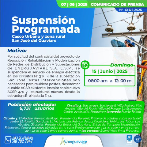 COMUNICADO 61 DE 2025