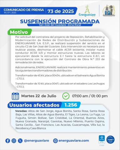 COMUNICADO 73 DE 2025