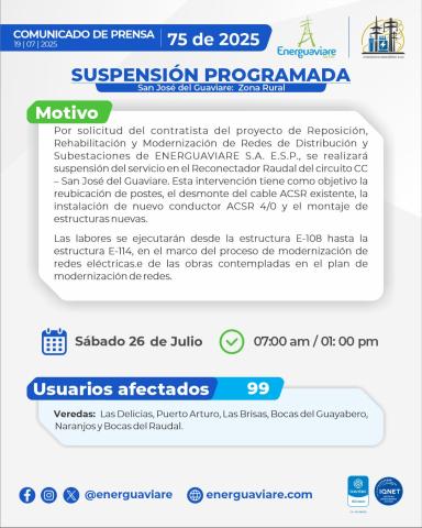 COMUNICADO 75 DE 2025