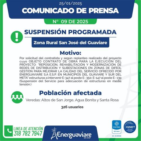 COMUNICADO 09 DE 2025