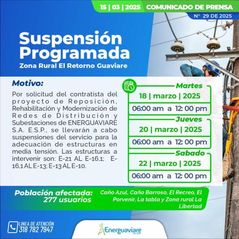 COMUNICADO 29 DE 2025