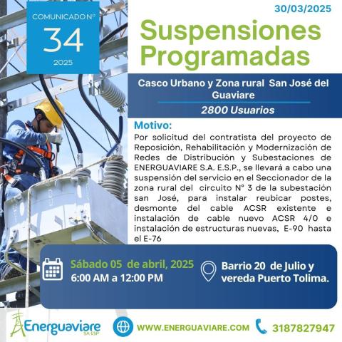 COMUNICADO 34 DE 2025