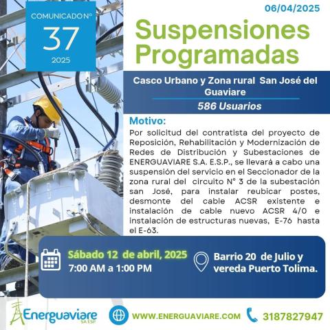 COMUNICADO 37 DE 2025