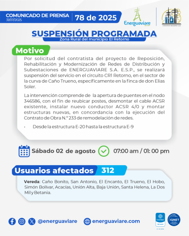 COMUNICADO 78 DE 2025